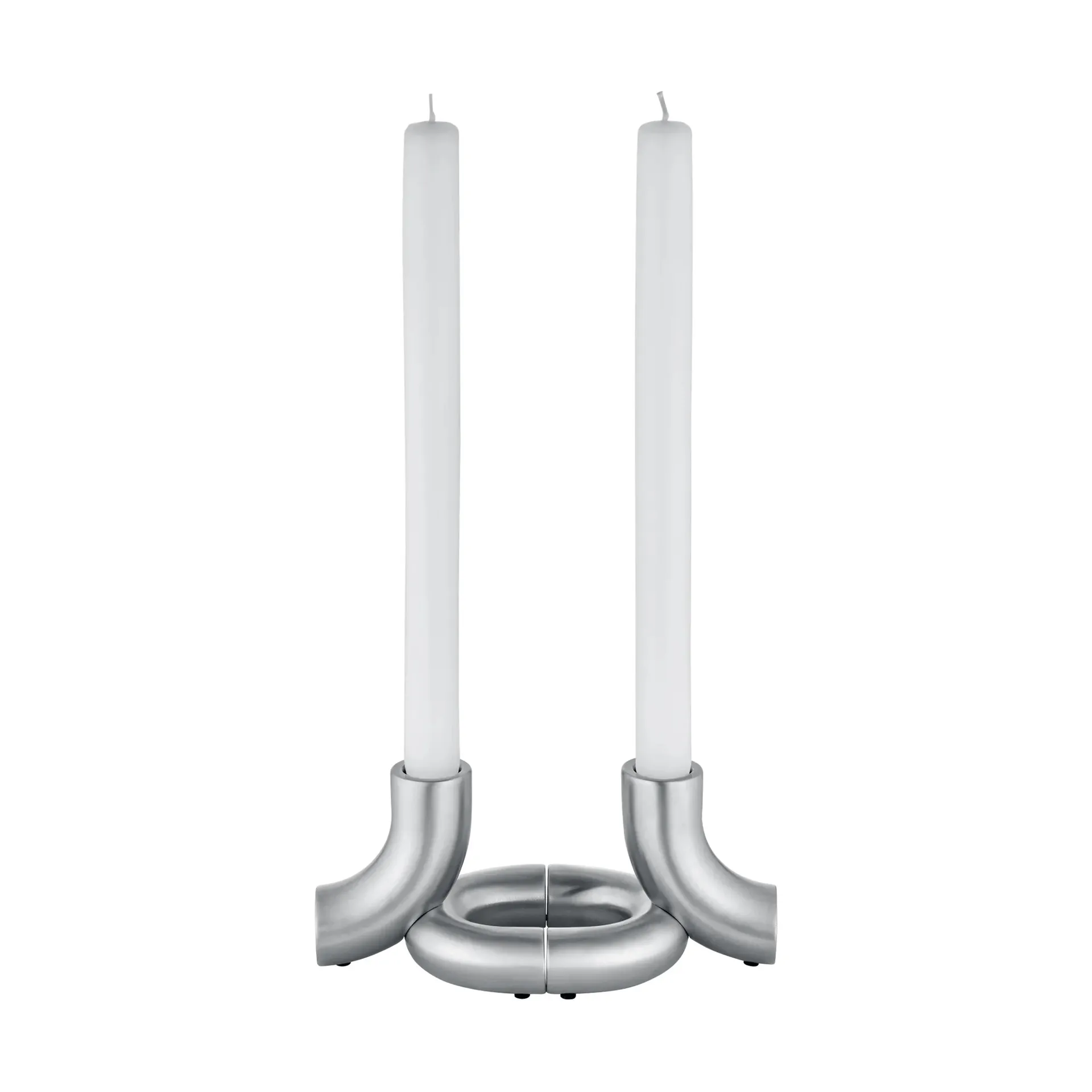 Doodle portacandele, Acciaio inox opaco blomus