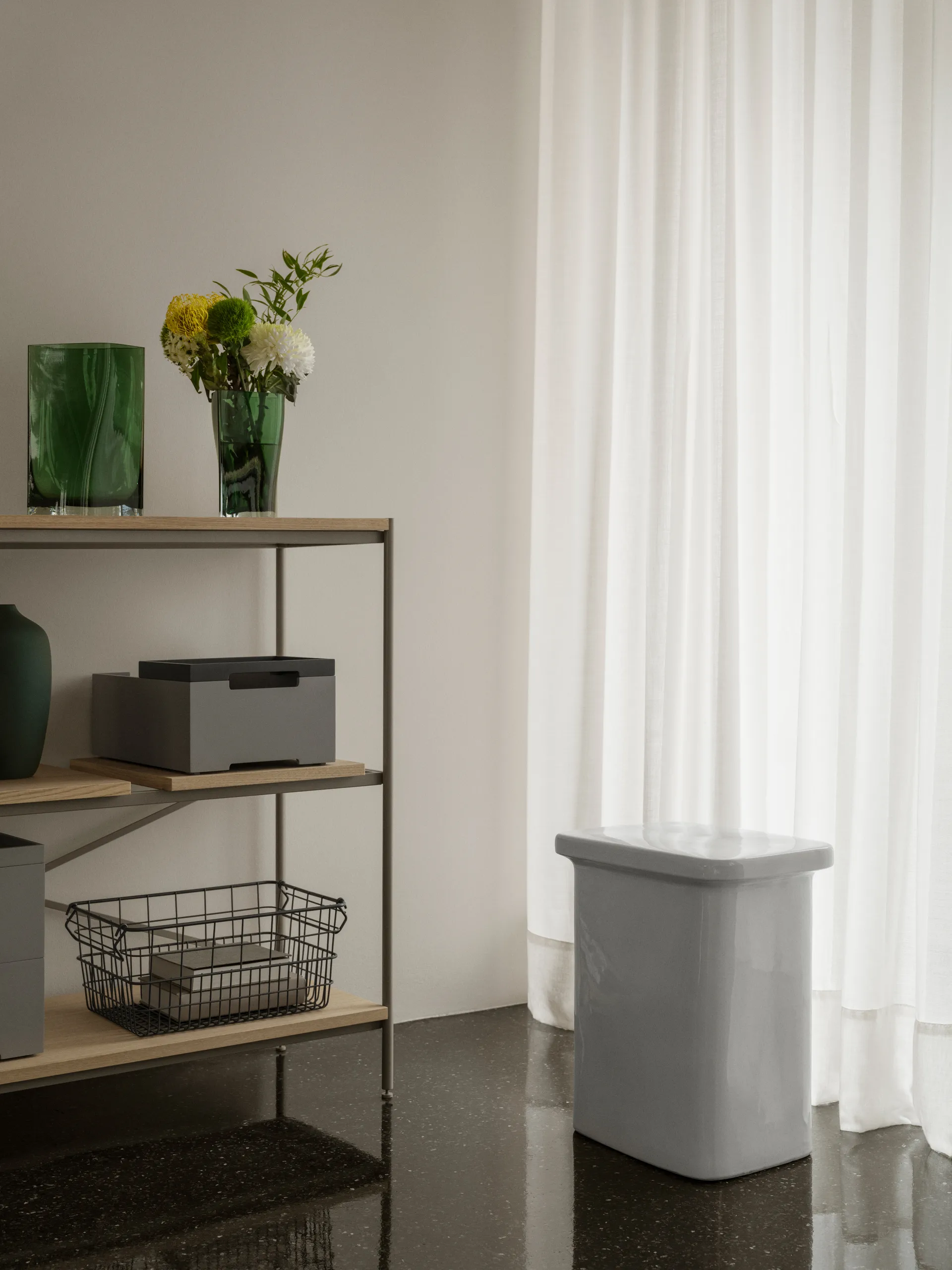Duasis vaso, Agave Green, 21 cm blomus