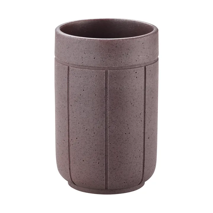 Kua portaspazzolino - Cedar Wood, Ø7x11 cm - Blomus