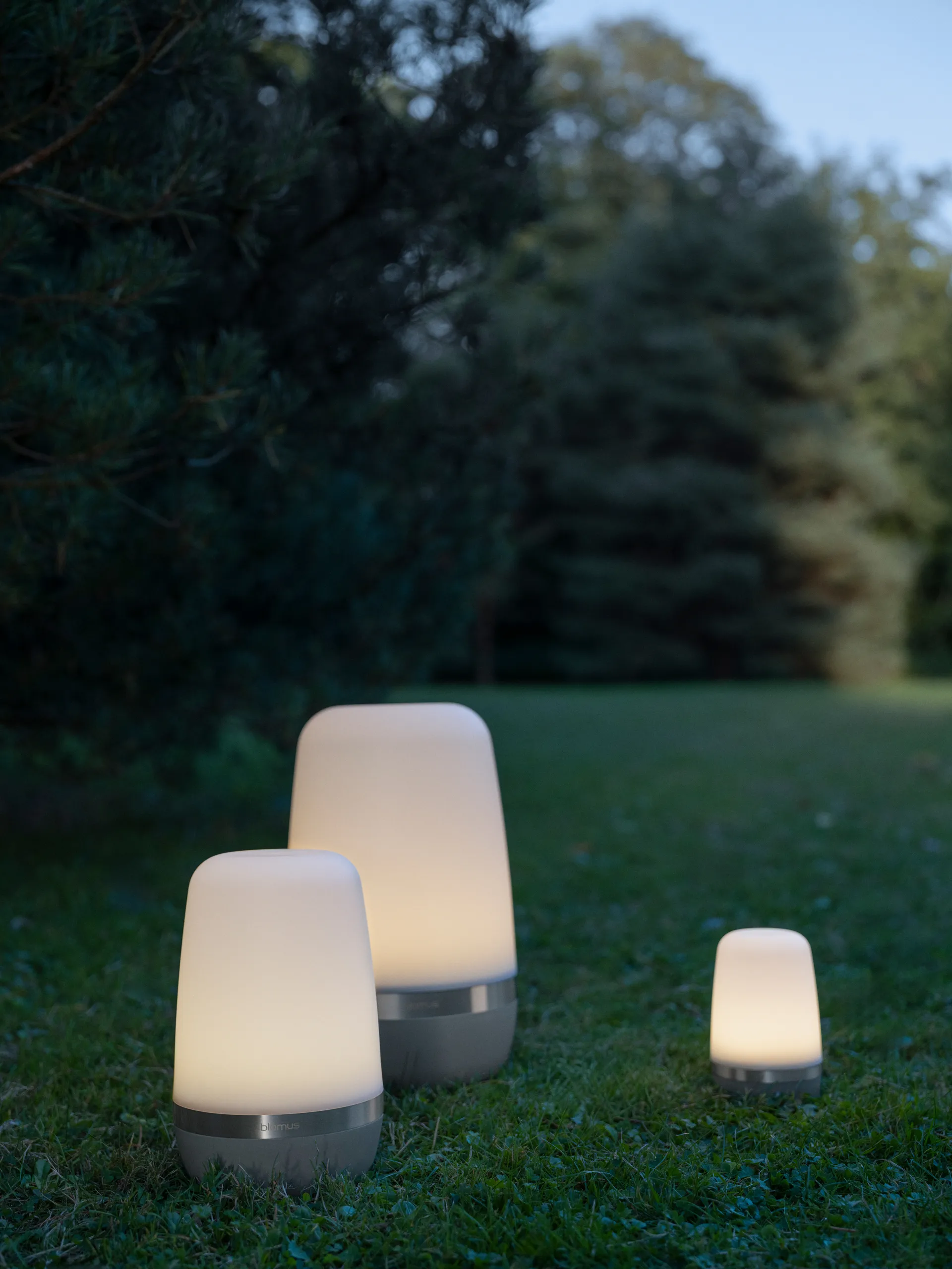 Lampada a LED Spirit 35 cm, Pine gray blomus
