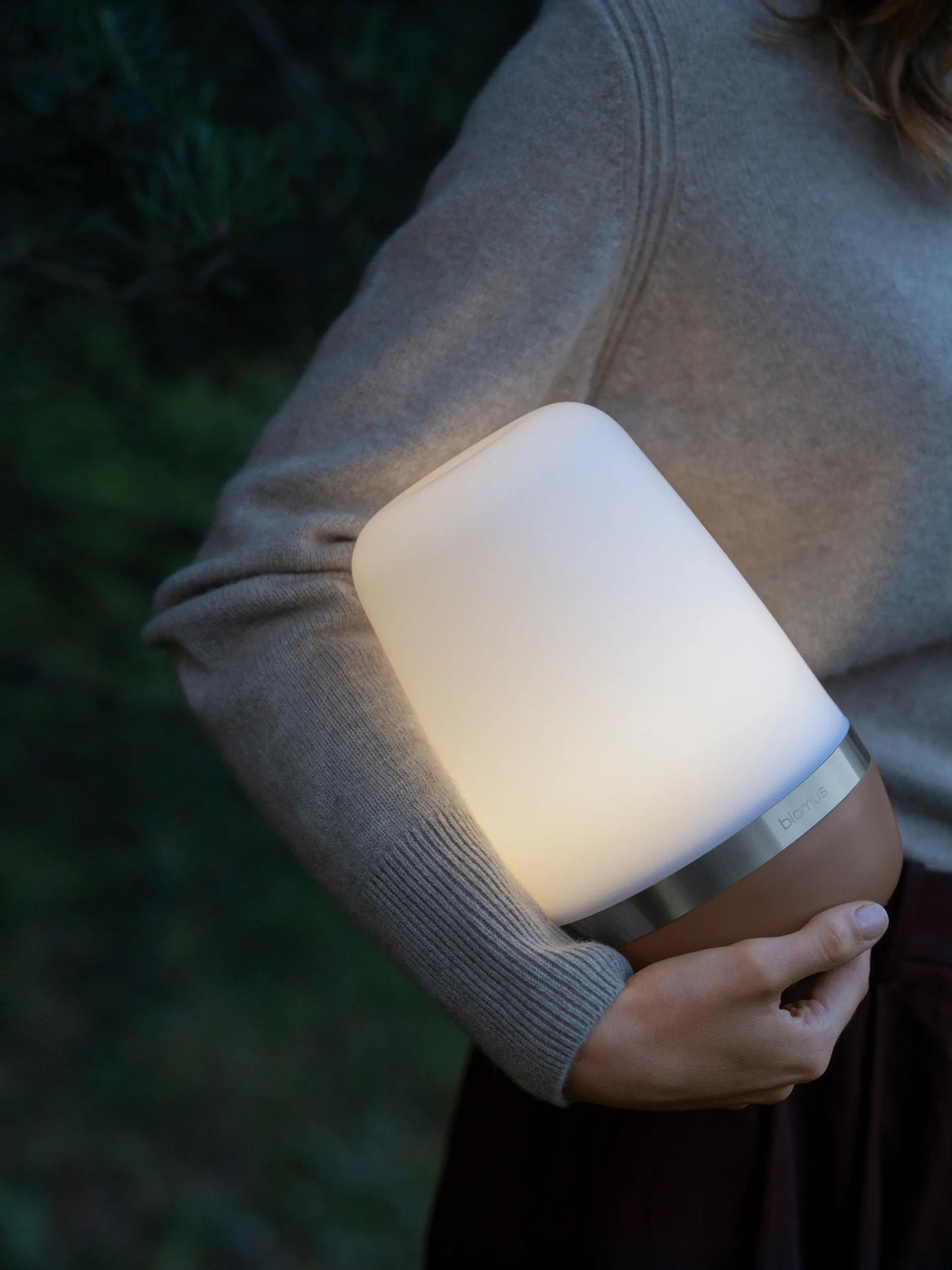 Lampada a LED Spirit L 25 cm, Mousse al mocha blomus