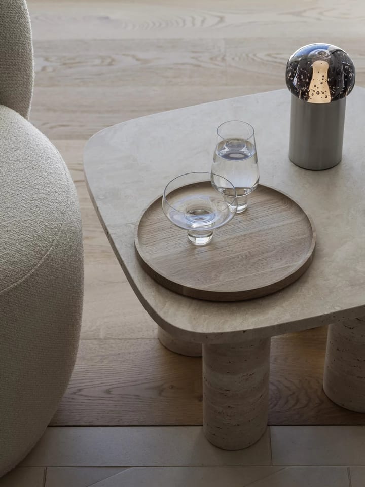 Lampada LED Iris 18 cm, Metallo Argentato Blomus
