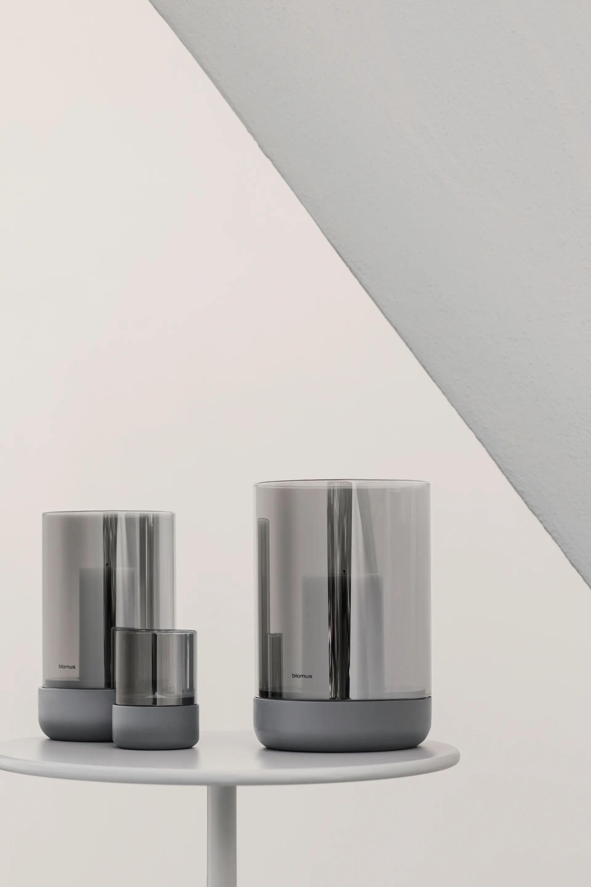 Lanterna Calma Ø 12 cm, Grey-smoke blomus