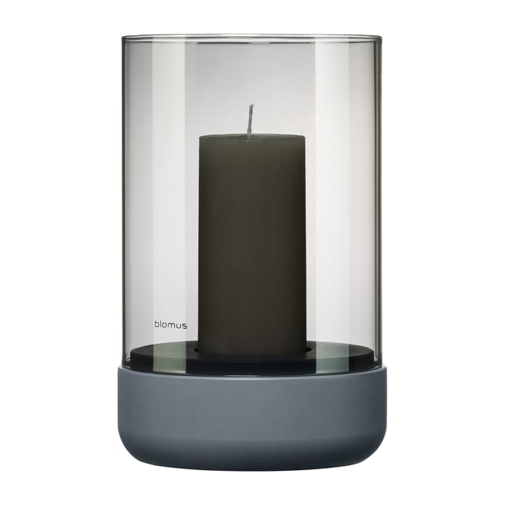 Lanterna con candelotto Calma Ø 12 cm - Grey-smoke - Blomus