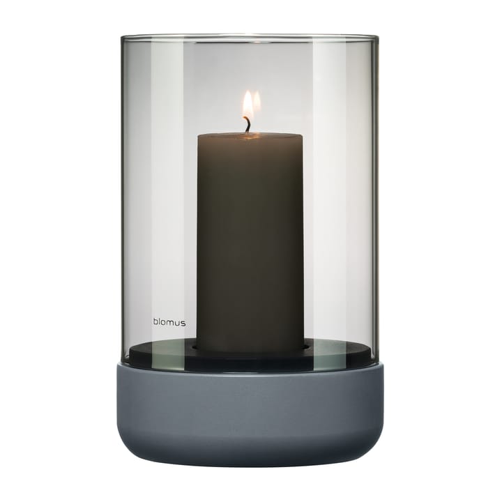 Lanterna con candelotto Calma Ø 12 cm, Grey-smoke Blomus
