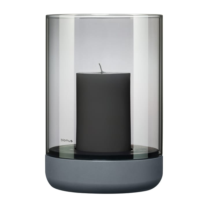 Lanterna con candelotto Calma Ø 15 cm, Grey-smoke Blomus