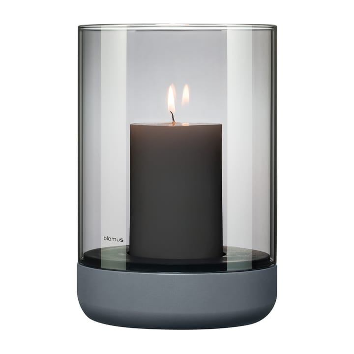 Lanterna con candelotto Calma Ø 15 cm - Grey-smoke - blomus
