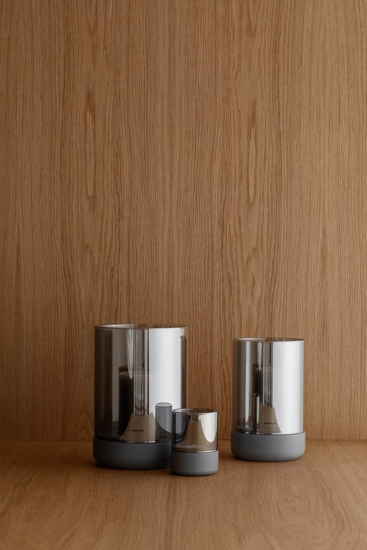 Lanterna con candelotto Calma Ø 15 cm, Grey-smoke Blomus