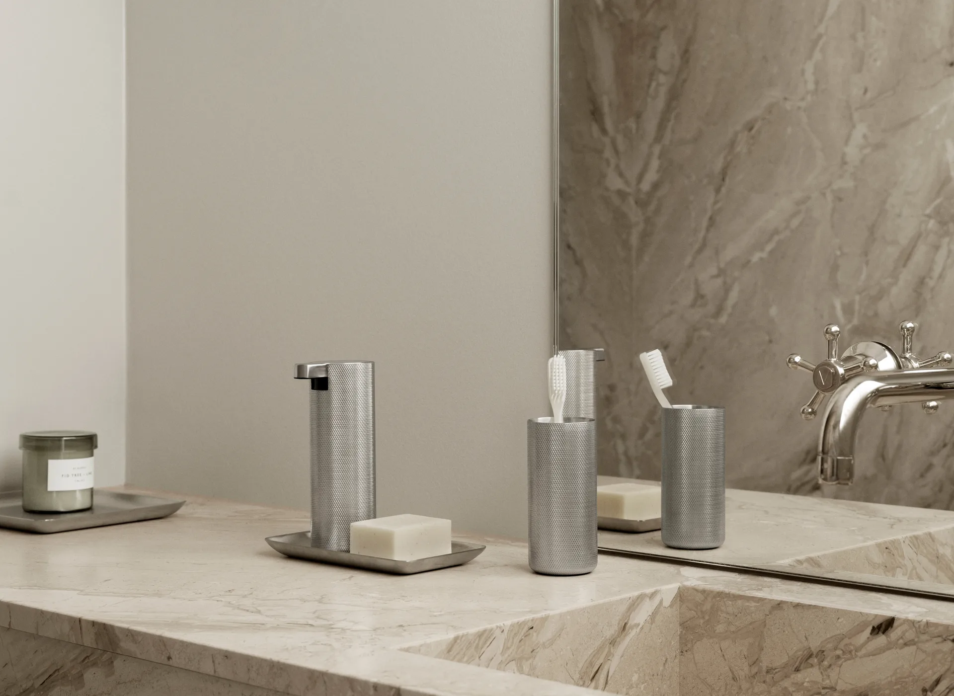 Modo Rof dispenser sapone, Acciaio inox, 165 ml blomus