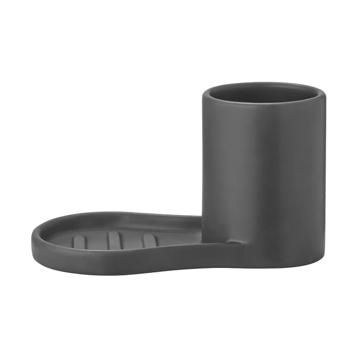 Porta spugna e sapone Piro - Nero - Blomus