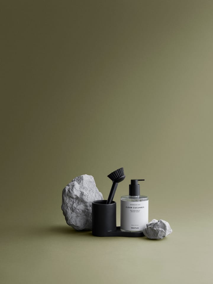 Porta spugna e sapone Piro, Nero Blomus