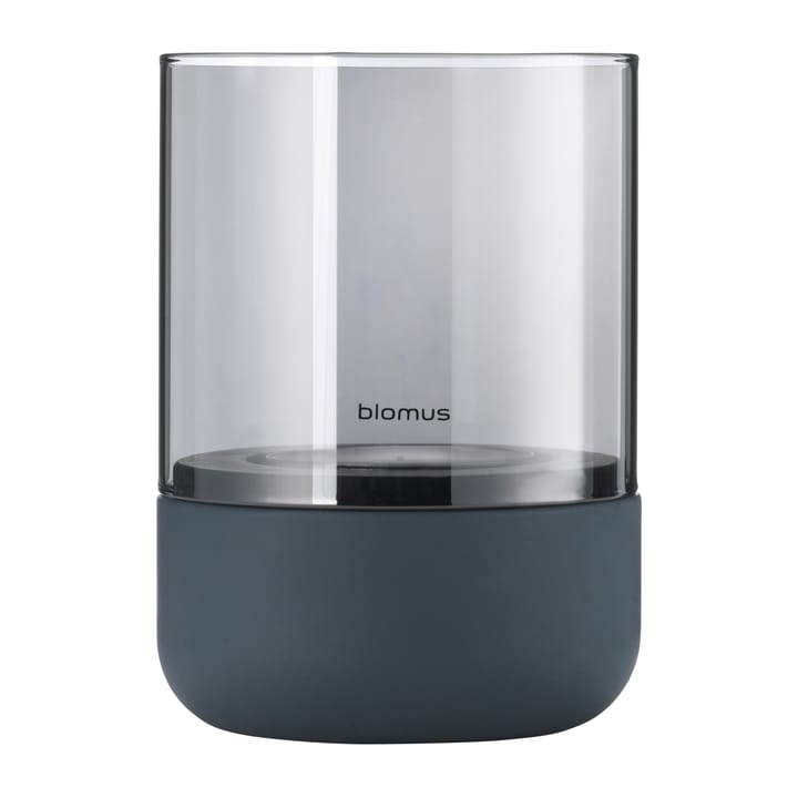 Portacandela con lumino Calma Ø 10 cm, Steel grey Blomus