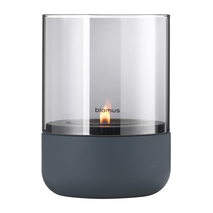 Portacandela con lumino Calma Ø 10 cm, Steel grey Blomus