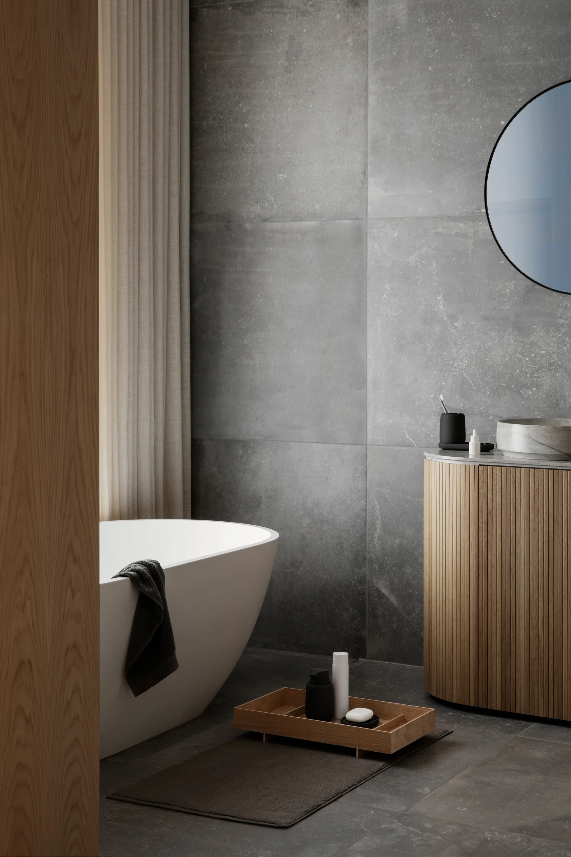 Portasapone Sono 10x13 cm, Nero blomus