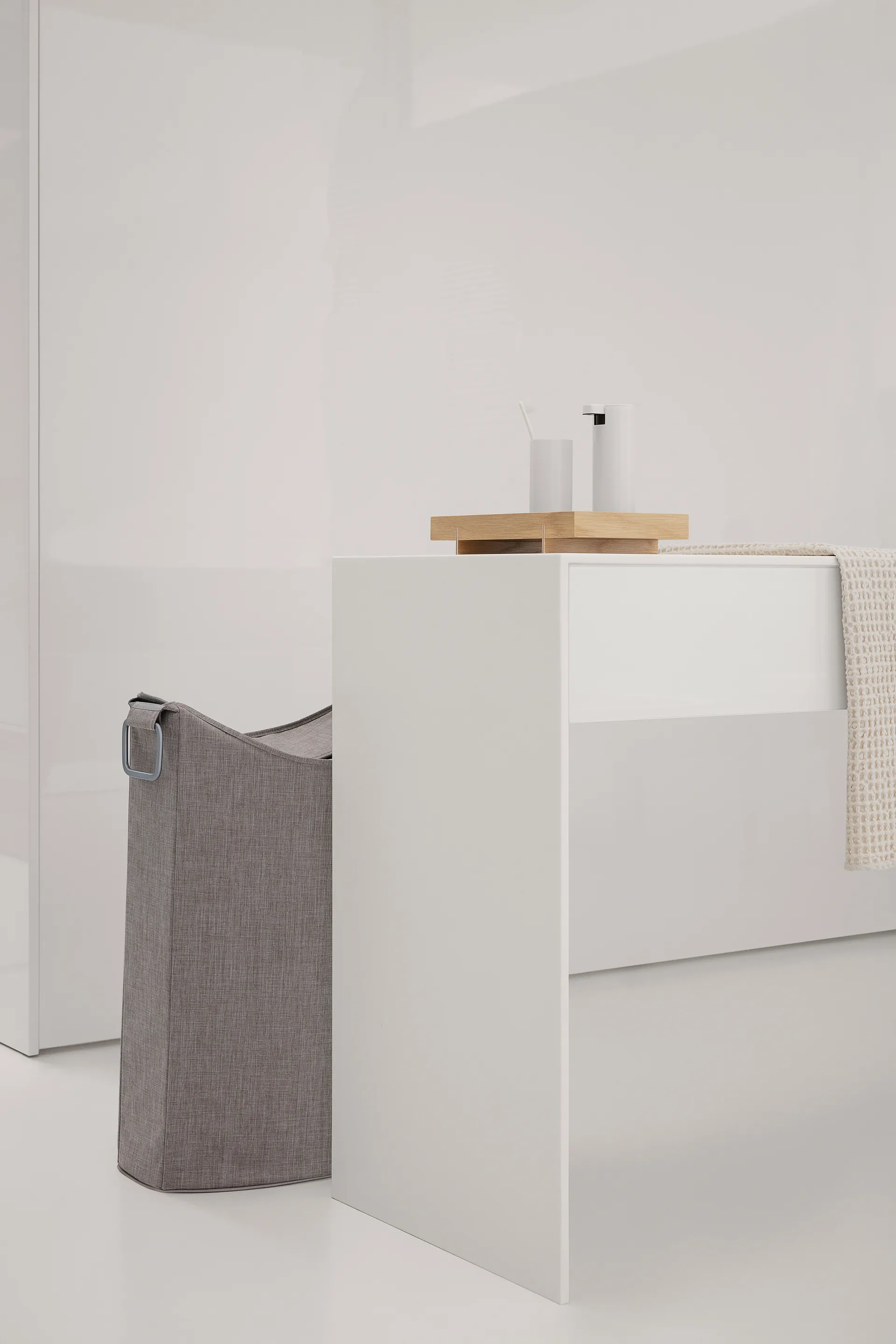 Portaspazzolino Modo, Bianco blomus