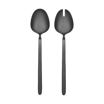 Posate da insalata STELLA nero confezione da 2 - 28 cm - Blomus