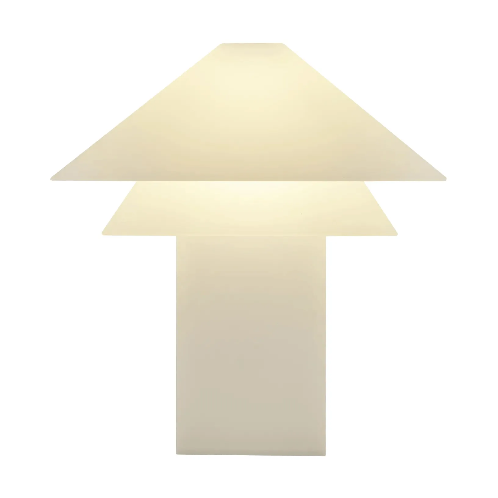 Sanaka lampada da tavolo portatile, Bianco blomus