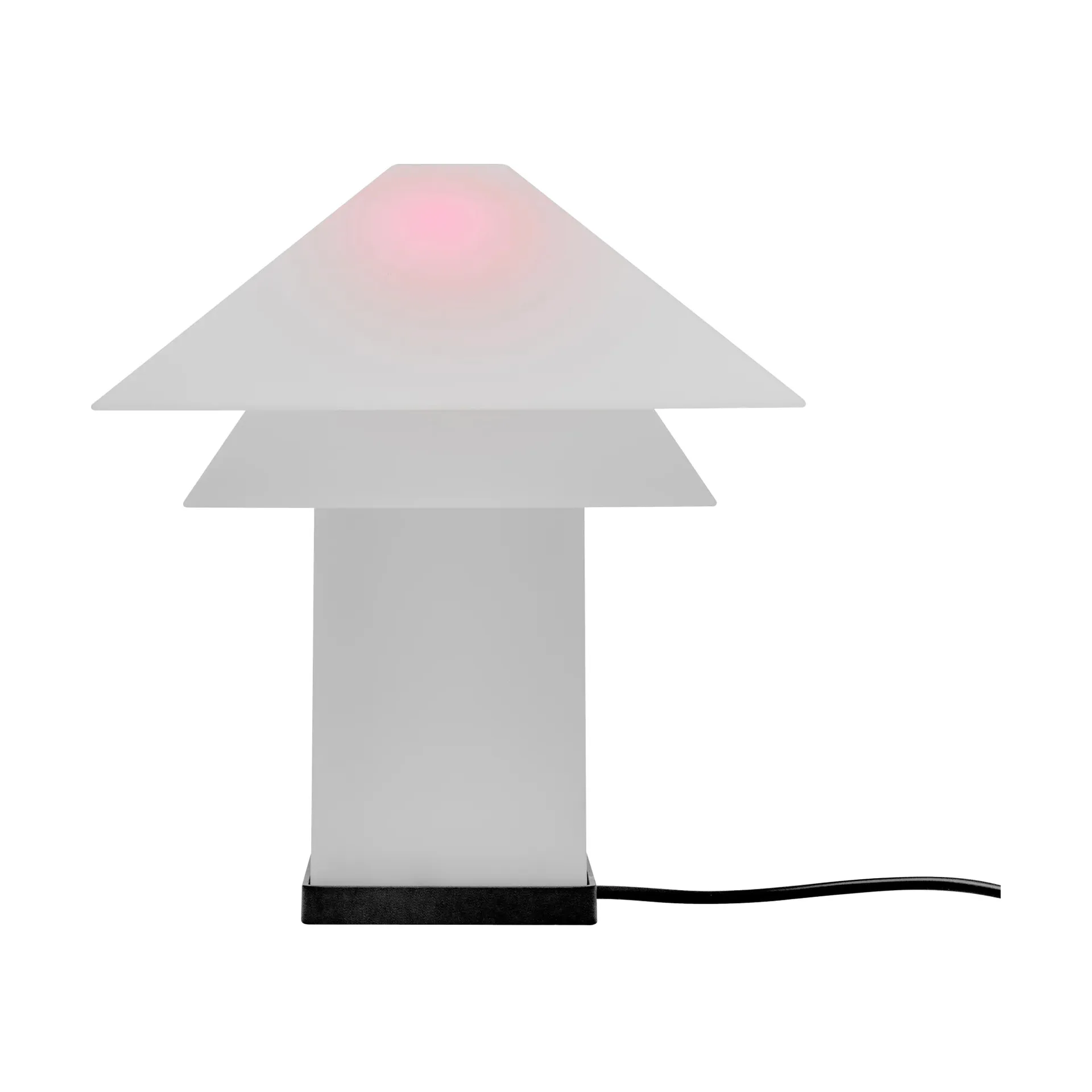 Sanaka lampada da tavolo portatile, Bianco blomus