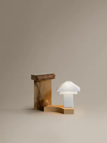 Sanaka lampada da tavolo portatile - Bianco - blomus