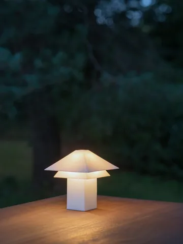 Sanaka lampada da tavolo portatile - Bianco - blomus