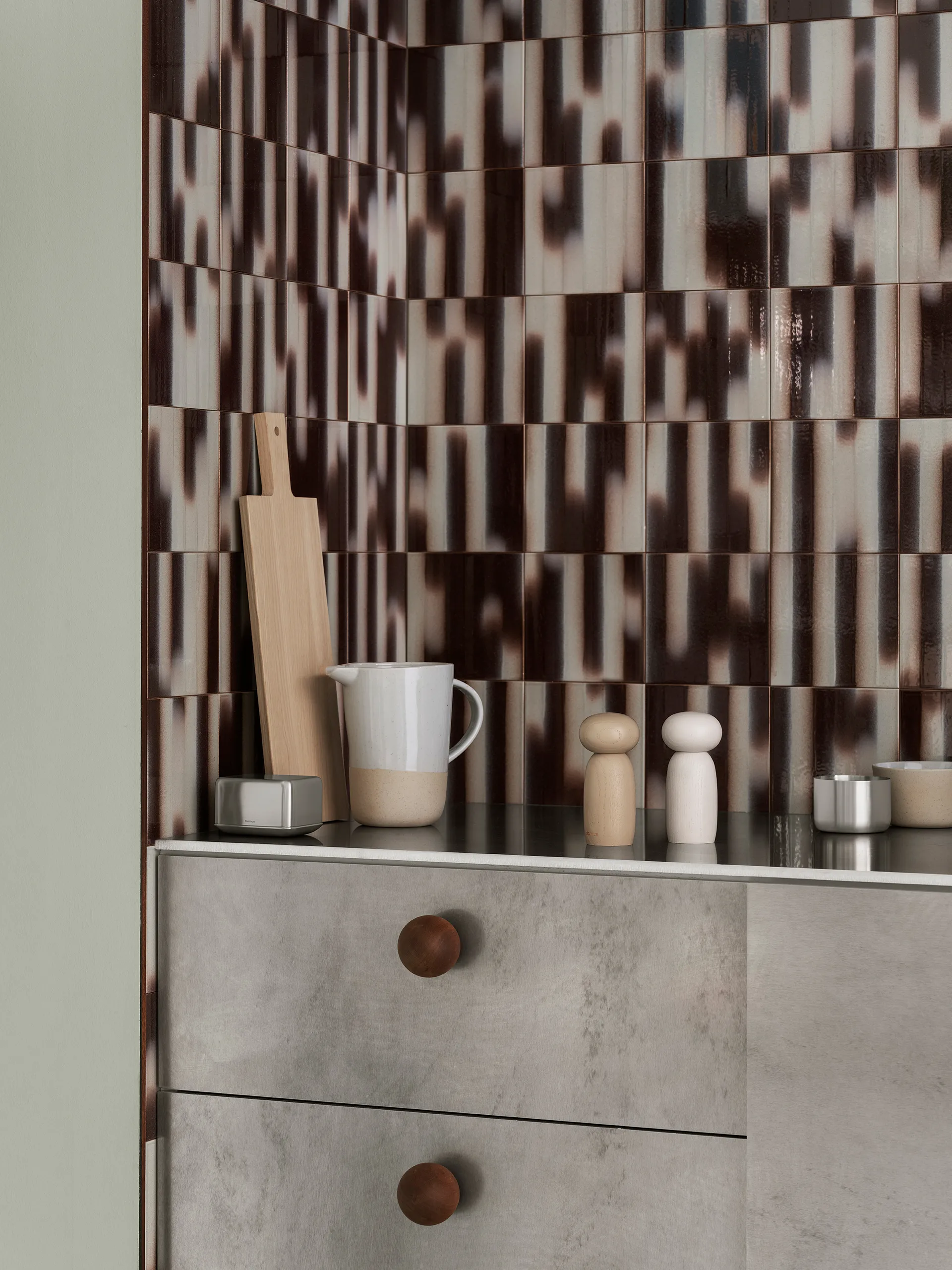 Set macinasale e pepe Moli 13 cm, Moonbeam blomus