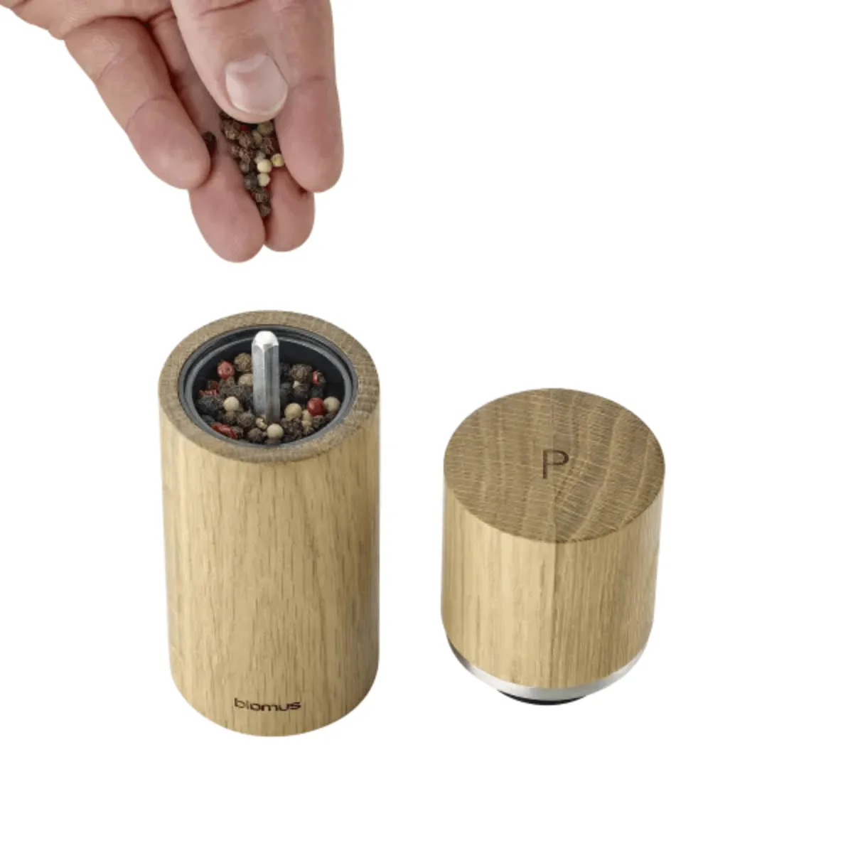 Set macinasale e pepe Pepe 15 cm, Rovere blomus