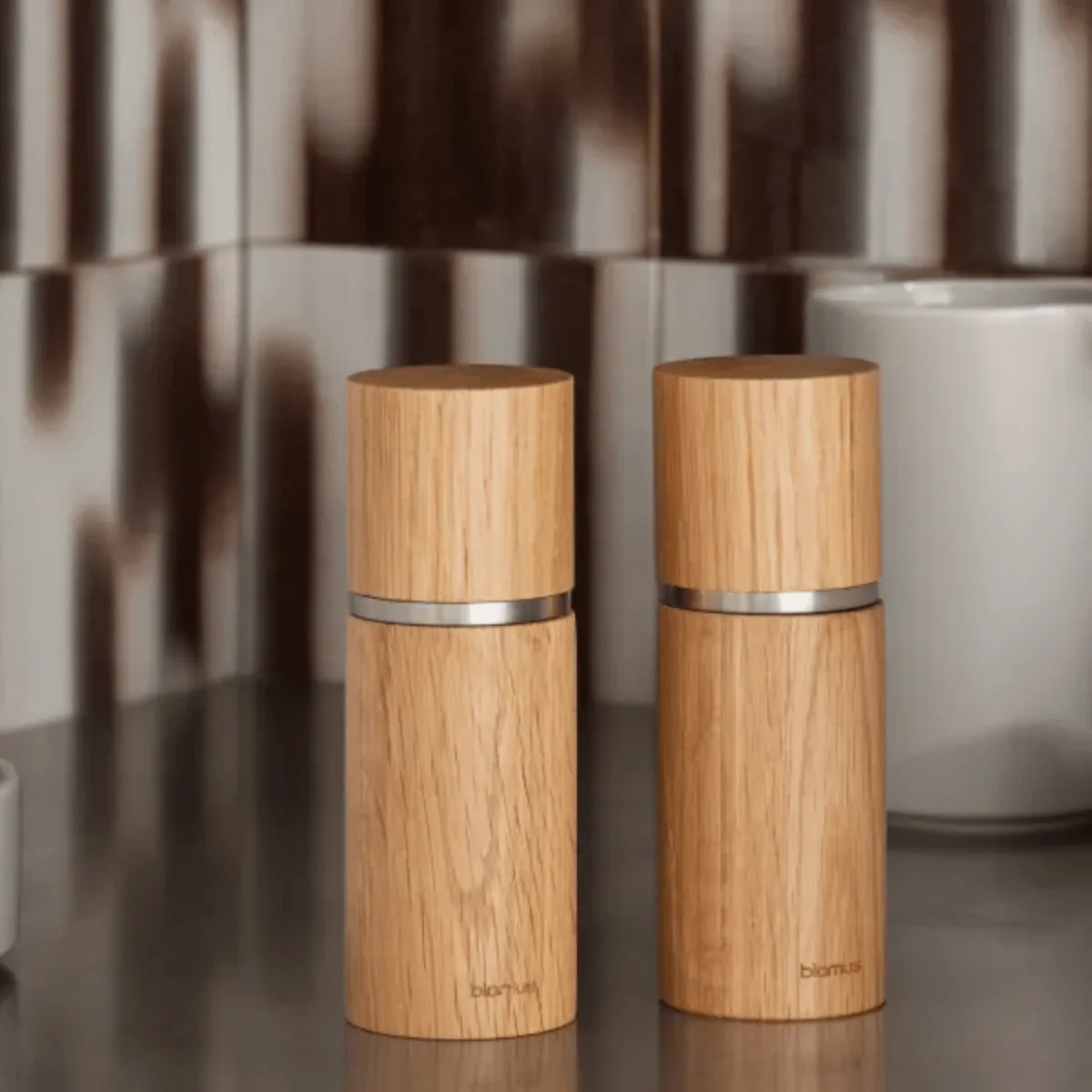 Set macinasale e pepe Pepe 15 cm, Rovere blomus