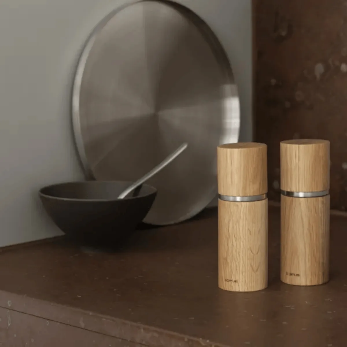 Set macinasale e pepe Pepe 15 cm, Rovere blomus