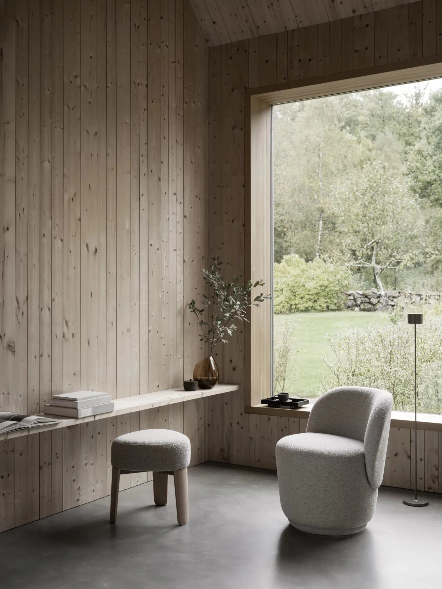 Sgabello Kuon Ø47x45 cm, Deserto Socia blomus