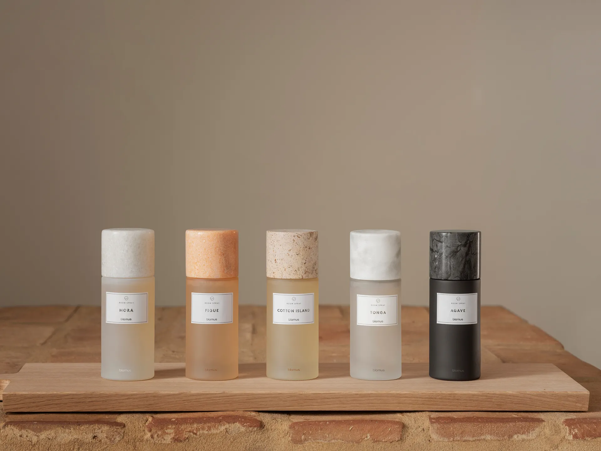 Spray per ambienti Frabli 100 ml, Cotton Island Travertine blomus