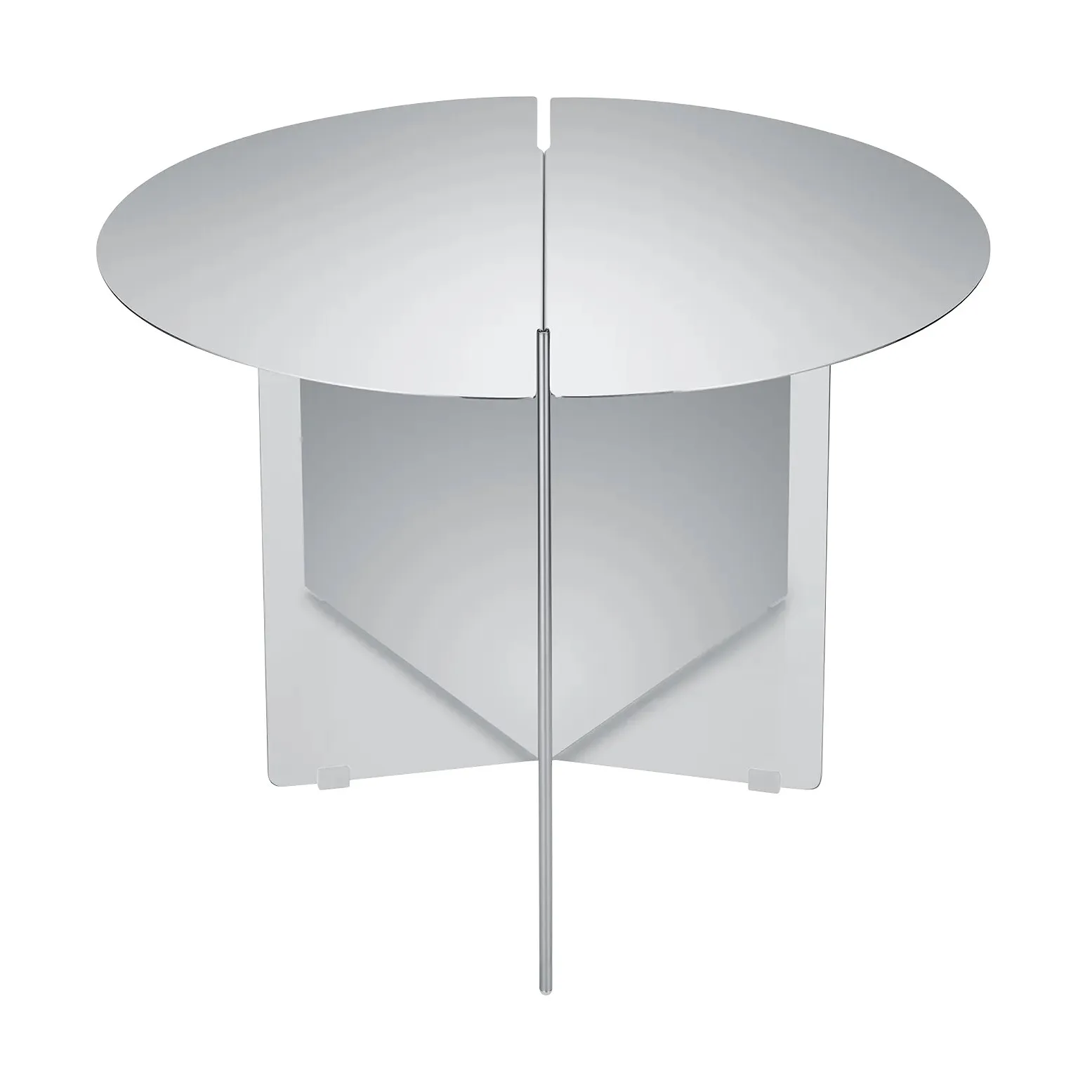 Tavolino laterale ORU M Ø50 cm, Acciaio inossidabile lucidato blomus