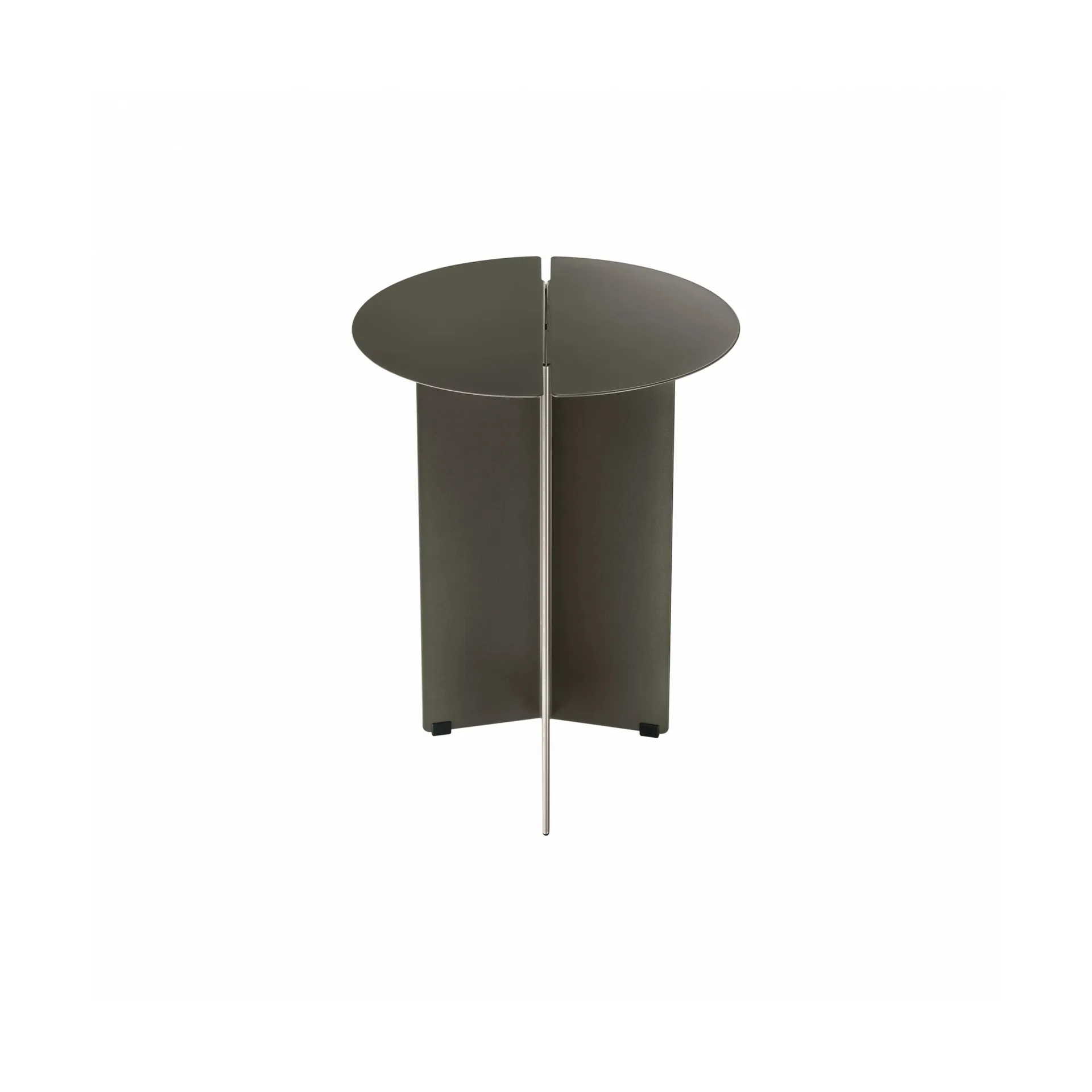 Tavolino laterale ORU S Ø35 cm, Metallo bruciato blomus