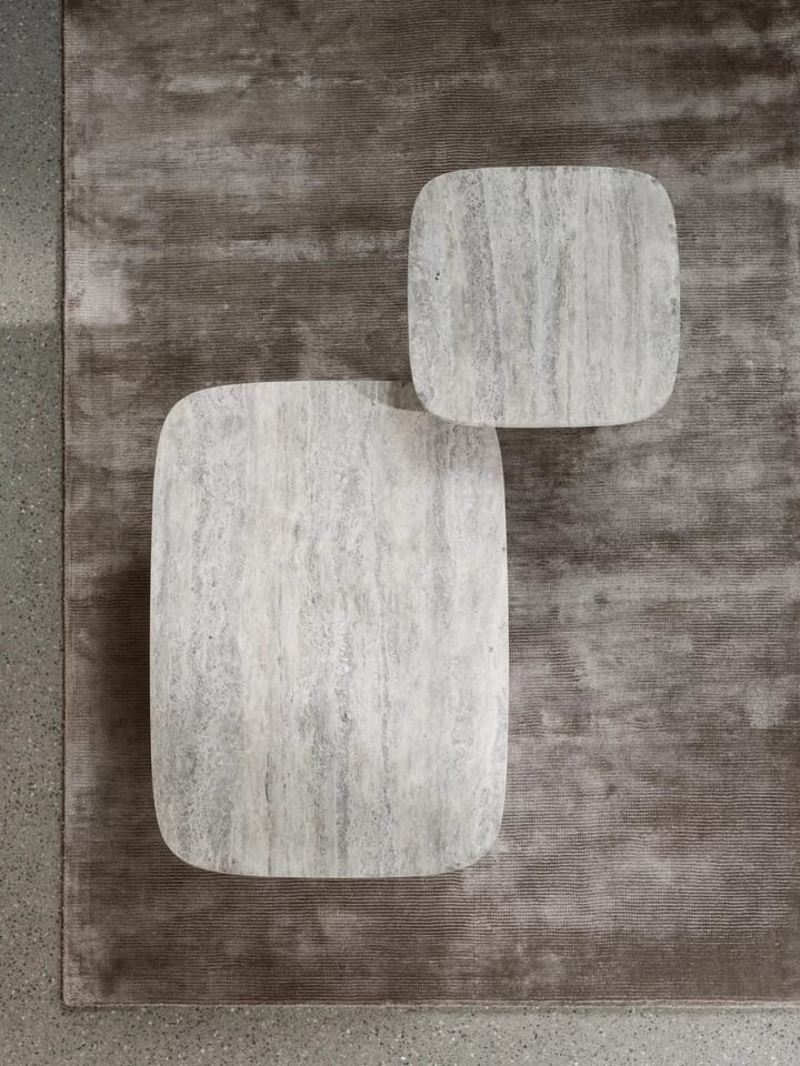 Tavolino laterale Volos S 52x52 cm, Travertino Argento blomus