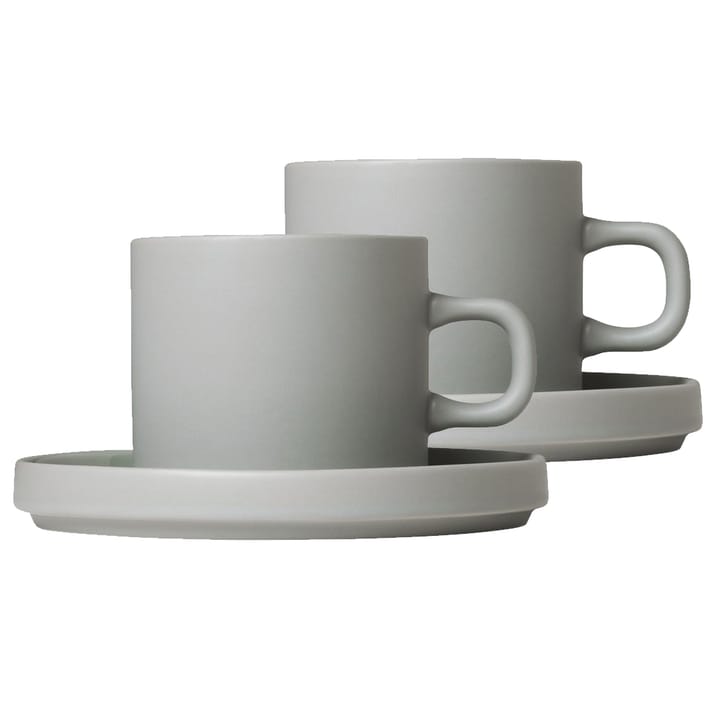 Tazza da caffè Pilar confezione da 2 - Mirage grey - Blomus