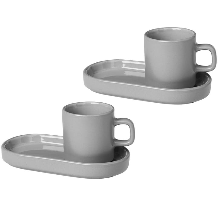 Tazza da espresso Pilar confezione da 2 - Mirage grey - Blomus