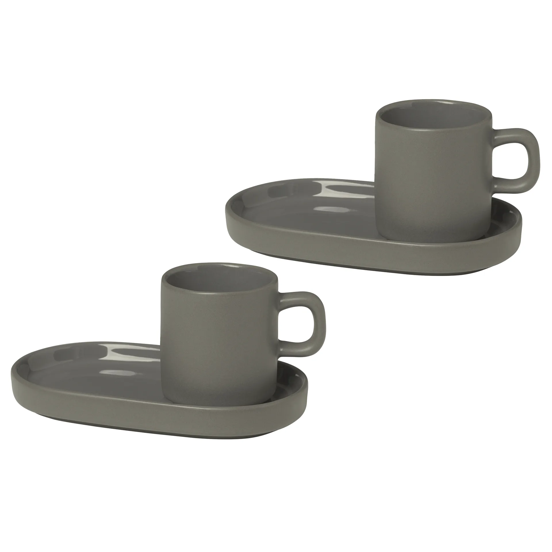 Tazza da espresso Pilar confezione da 2, Pewter blomus