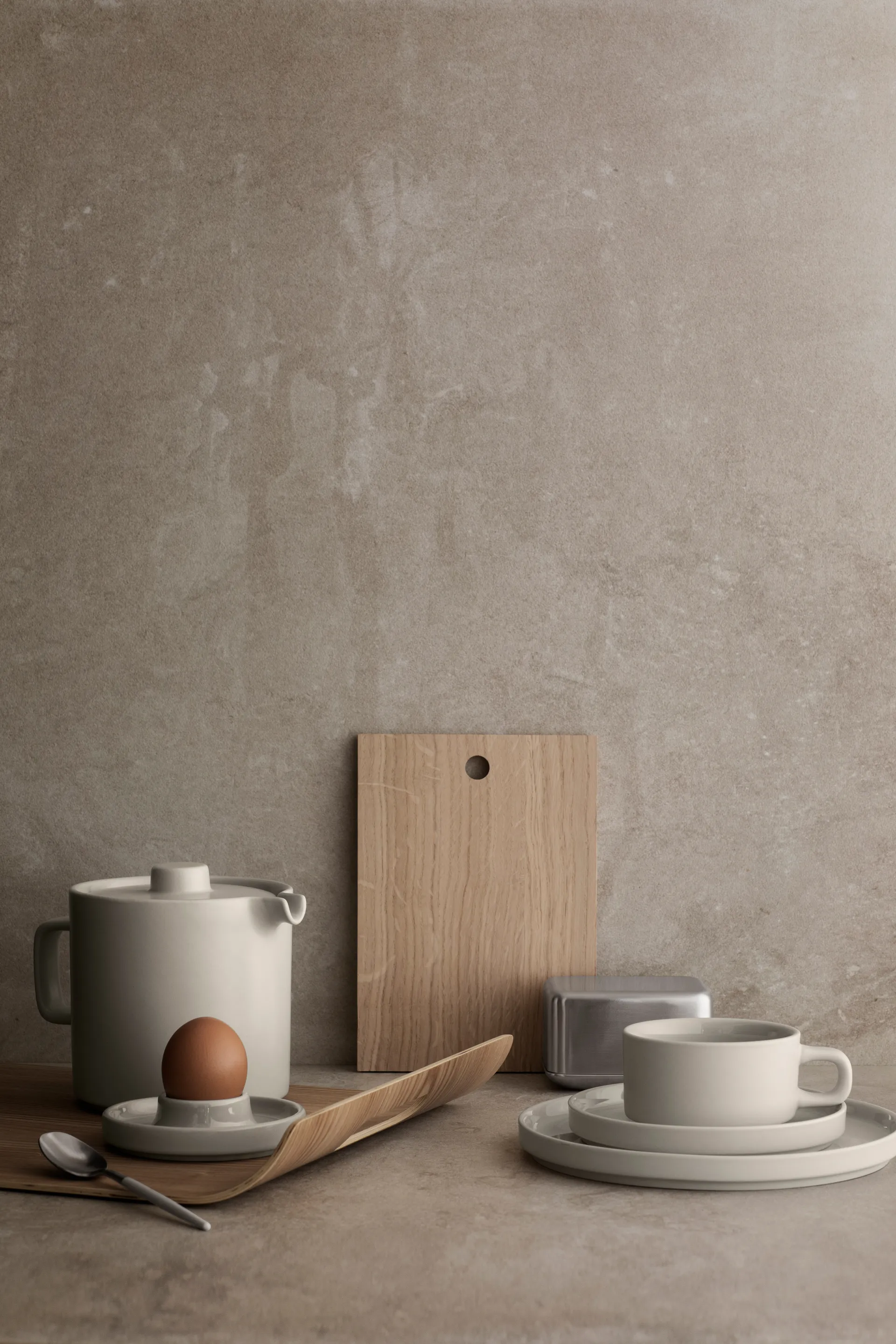 Tazza Pilar con piattino confezione da 2, Moonbeam blomus