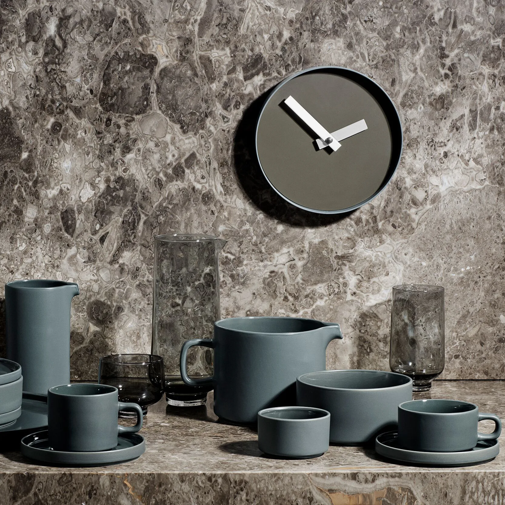 Tumbler Flow, 22 cl, confezione da 2, Vetro fumé blomus