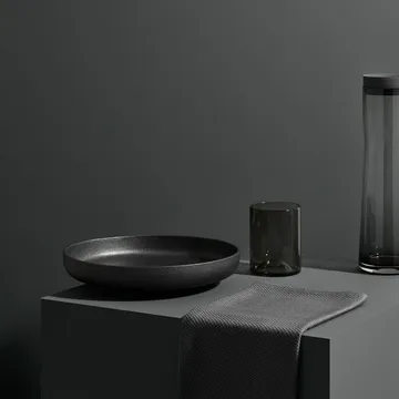 Tumbler Wave in vetro confezione da 2 - Nero - blomus