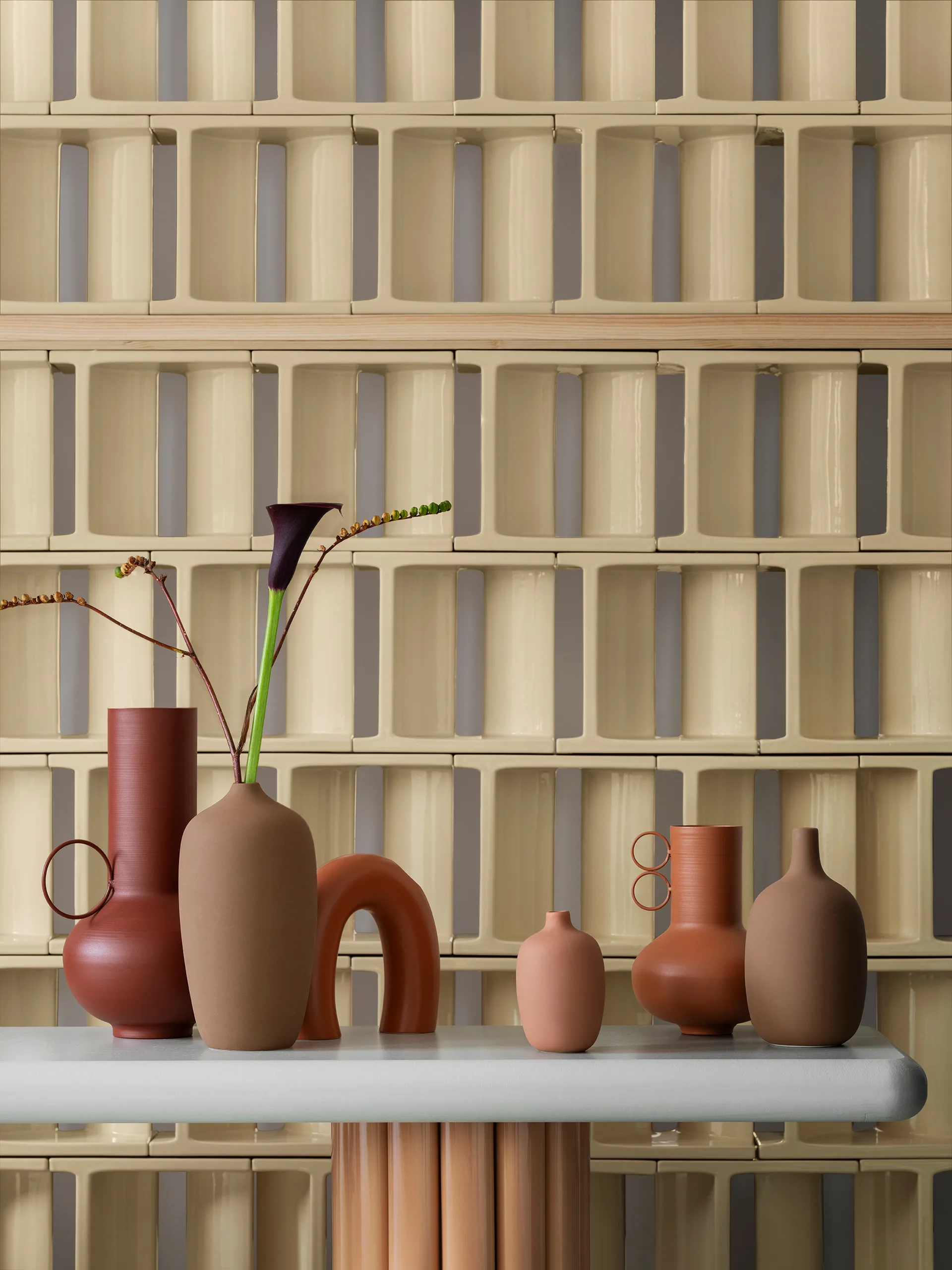 Vaso Ceola 25 cm, Indian Tan blomus