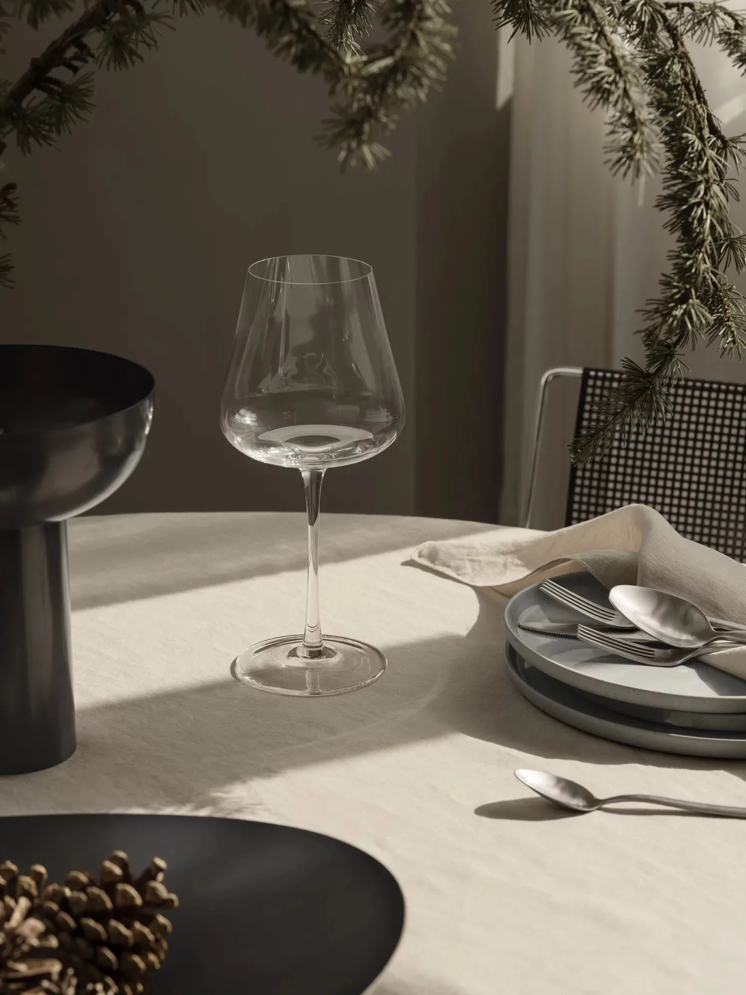 Vaso giacinto Miyabi, Ø 17 cm, Burned metal blomus