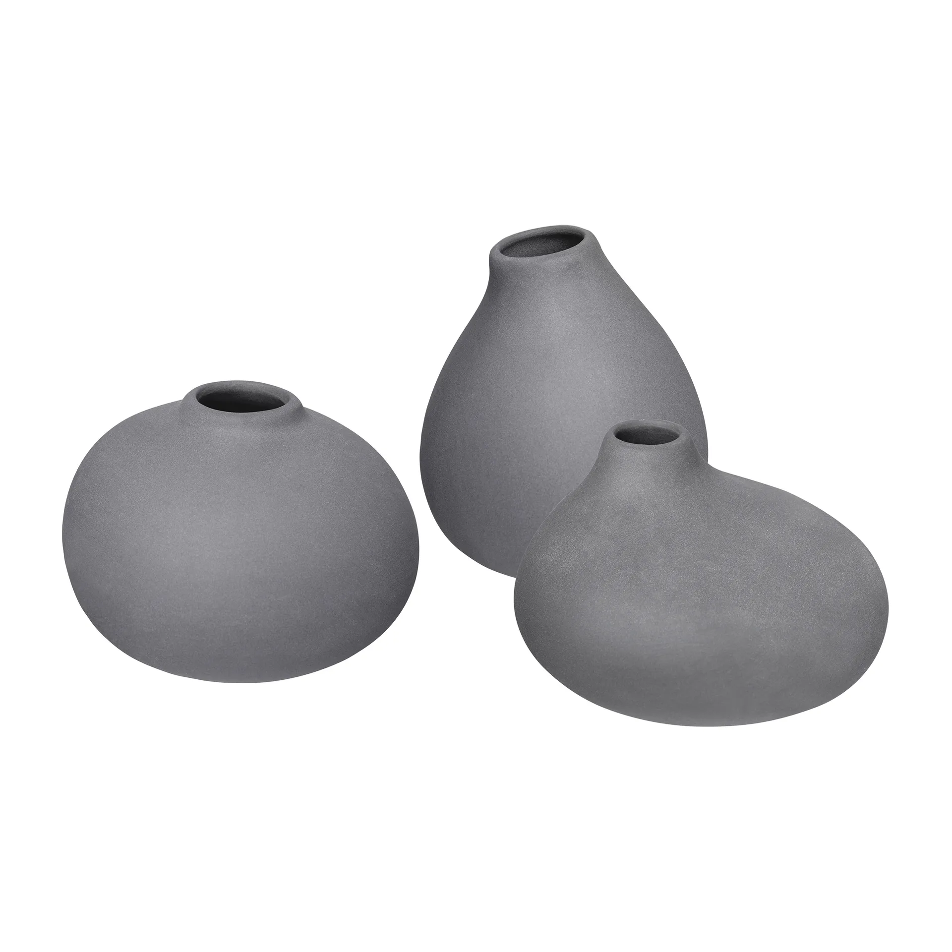 Vaso Nona confezione da 3, Pewter blomus