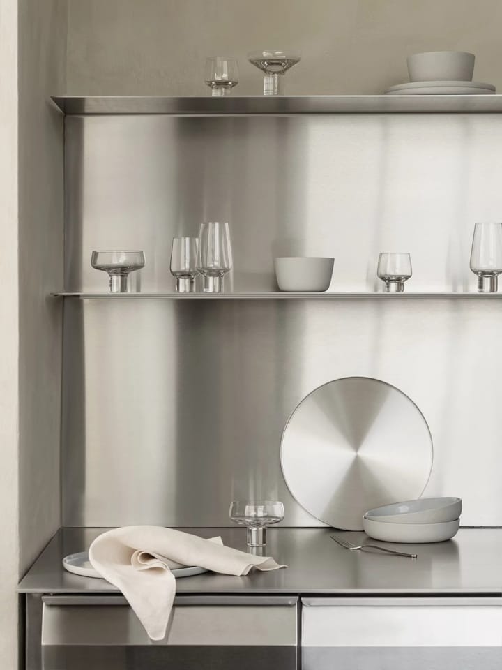 Vassoio PEASY L Ø38 cm, Stainless steel blomus