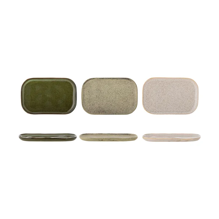 Addison piattino - Green, 3 pezzi - Bloomingville