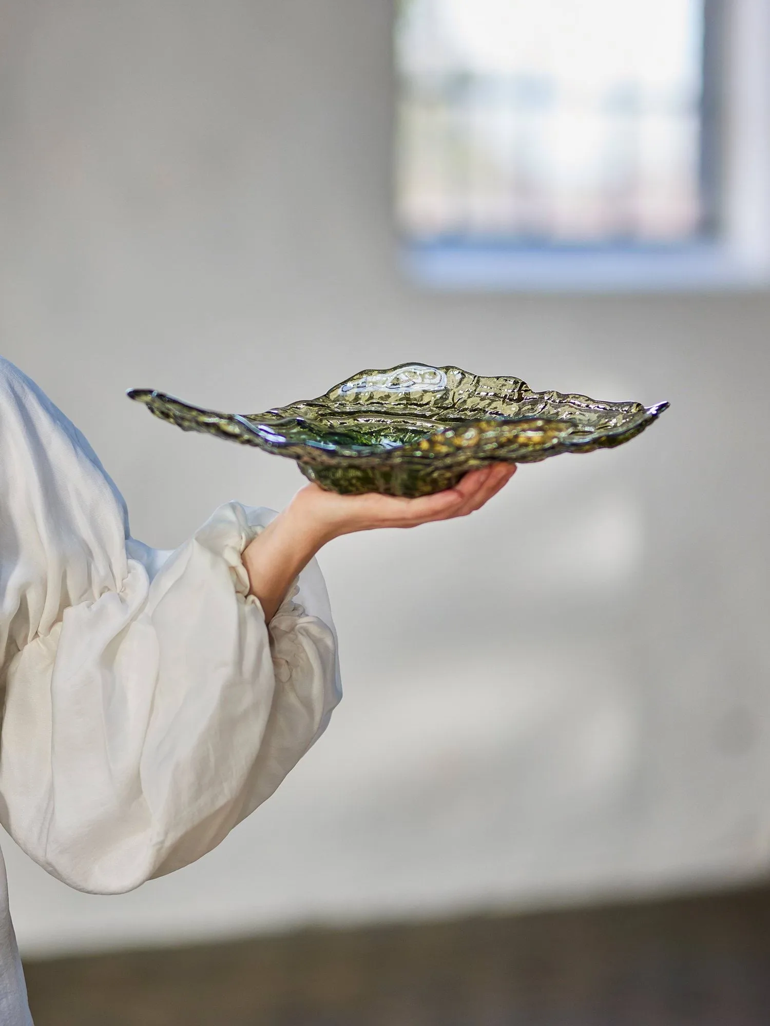 Aiku ciotola, Green, 38x29 cm Bloomingville