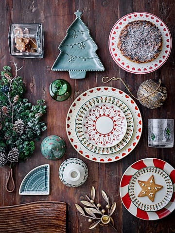 Alberi decorativi di Natale 2 pezzi - Beige-verde - Bloomingville