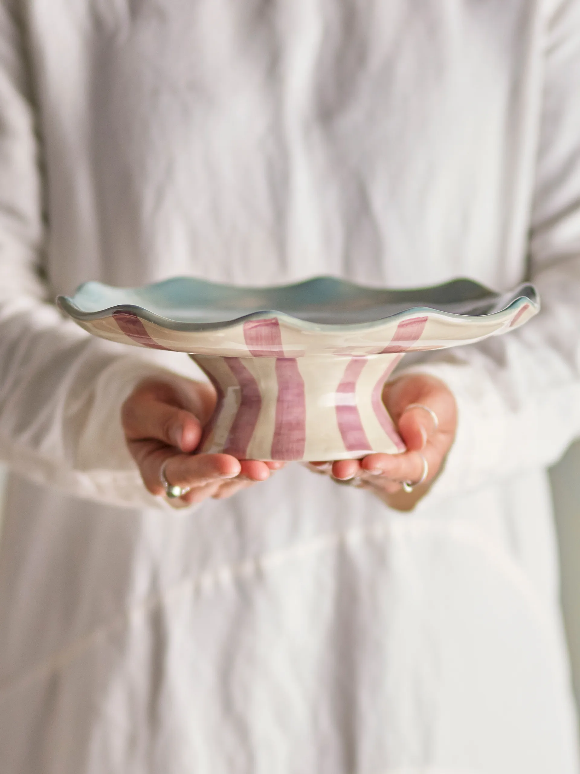 Alzata Willa Ø28 cm, Rosa Bloomingville