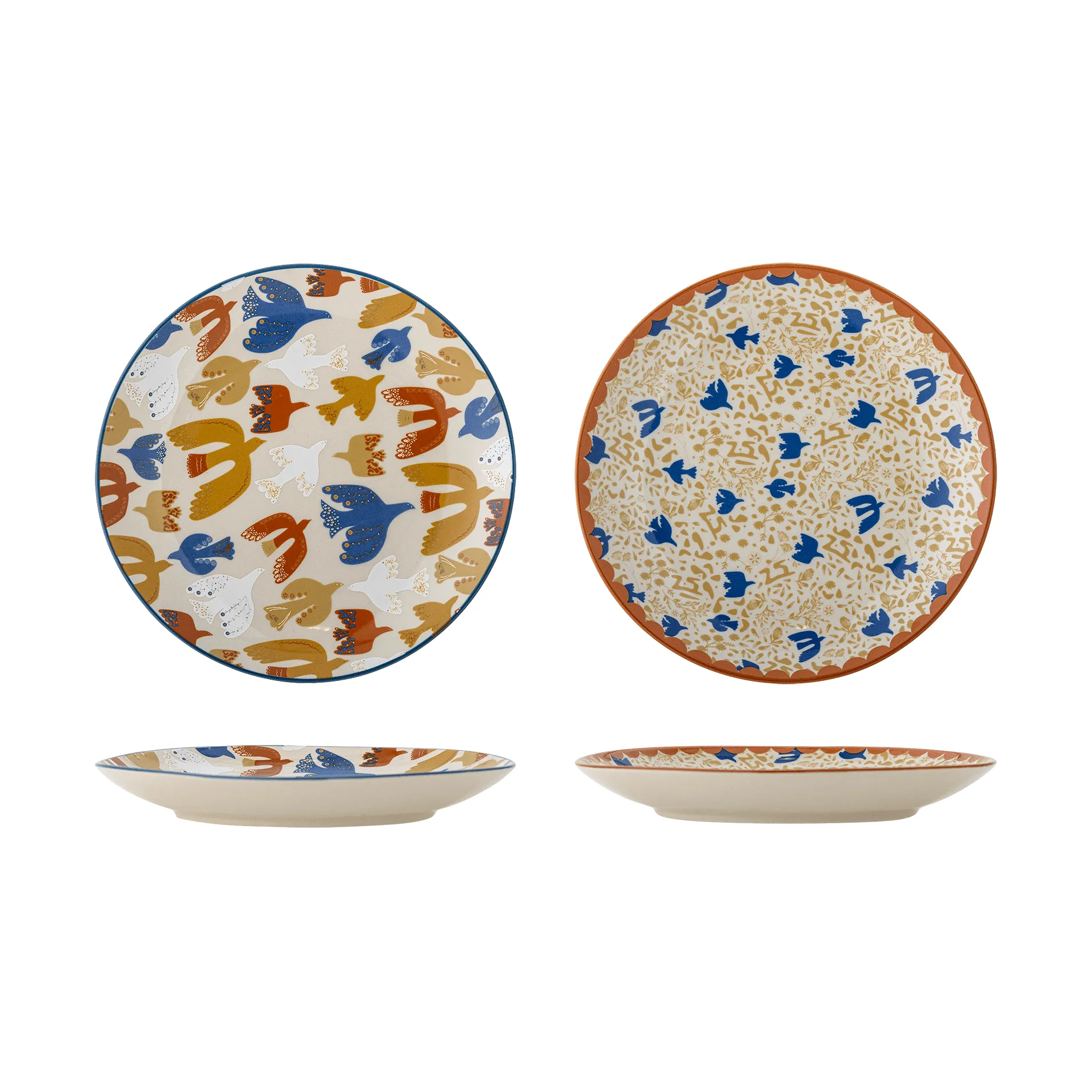 Anniversary piatto, Multicolore, Ø20 cm, 2 pezzi Bloomingville
