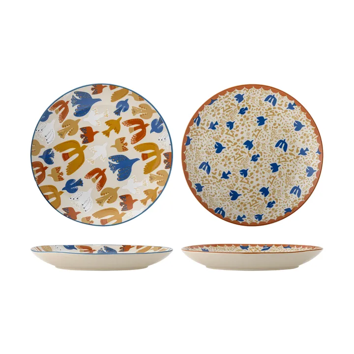 Anniversary piatto - Multicolore, Ø25 cm, 2 pezzi - Bloomingville