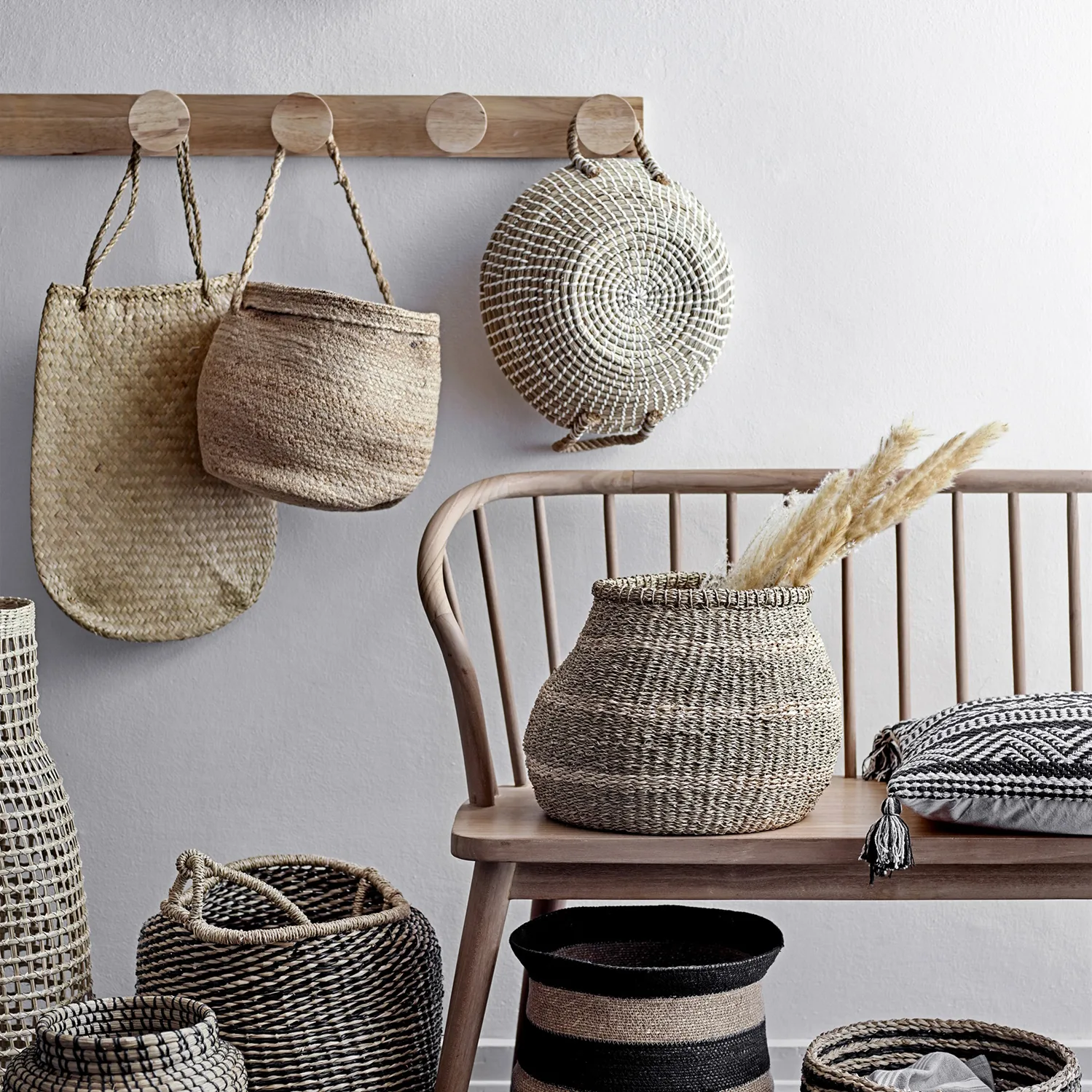 Appendiabiti Bloomingville 90 cm, naturale Bloomingville